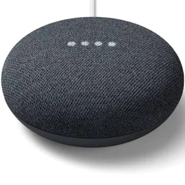 Google Nest Mini - Gen 2 - slimme luidspreker - Wi-Fi, Bluetooth - houtskool