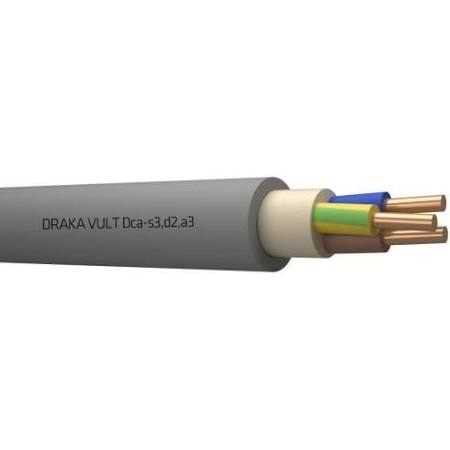 Draka VULT DCA 0,6/1KV GY 3G4mm2 installatiekabel - ring