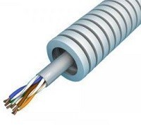 Preflex flexibele buis 16mm met draad UTP CAT5e kabel, Eca