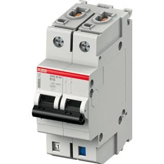 ABB S401M Smissline - installatieautomaat - 1P+N - 10kA/10kA - B-karakteristiek - 6A - 2 modulen, breedte 36mm