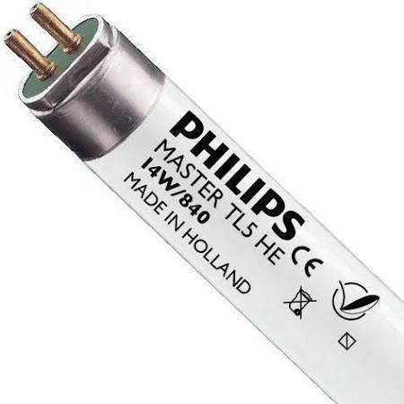 Philips Master TL5 High Efficiency G5 14W/6500K, 1125lm, CRI80-89, stralingshoek 360graden, 24.000uur