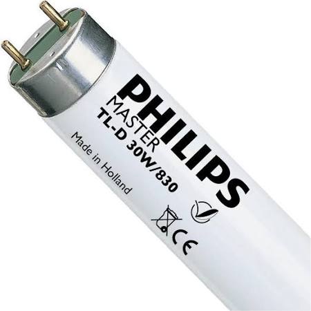 Philips Master TL-D Super 80, fluor buis 30W 3000K, 80-89 (klasse 1B) G13, 15000uur, buis: 26x908.8mm