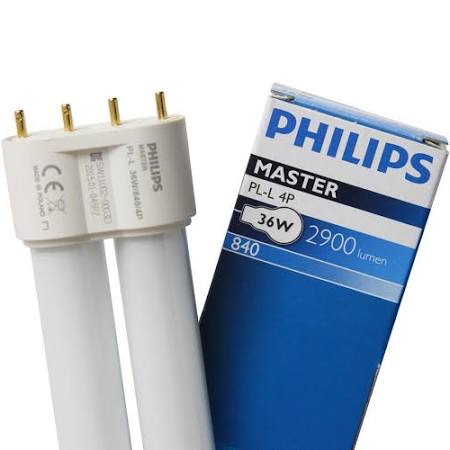 Philips compactlamp, 36W 4000K, 80-89 (klasse 1B), 2G11 (4-pins), 2900lm, levensduur: 20000u, (DxL) 39x416.6mm, klasse A