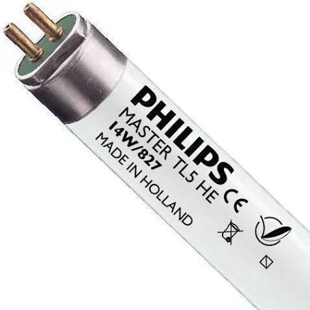 Philips Master TL5 High Efficiency, fluor buis 14W 2700K, 80-89 (klasse 1B) G5, 24000uur, buis: 16x563.2mm