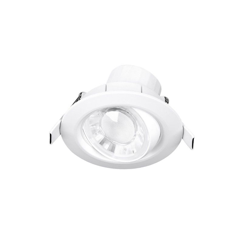 Solar Light Spryte 8W kantelbare dimbare LED Downlight 3000K, 550lm, CRI80, bundelbreedte 60graden, 25.000uur, IP44