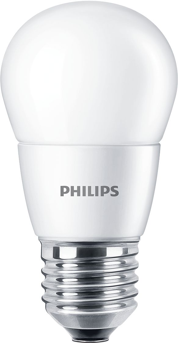 Philips LED peer, frost, E27, 806lm, 7W, 2700K, CRI80-89, IP20, 15000uur, extra warm wit, (dxl) 48x93mm, 220-240V AC, 65mA