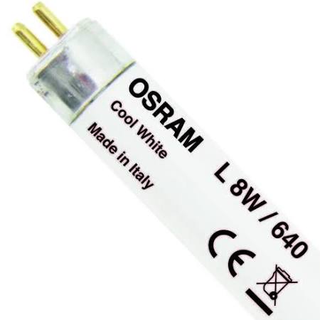 Osram Basic T5 short, fluor buis 8W 4000K, 60-69 (klasse 2B) G5, 5000uur, buis: 16x288mm