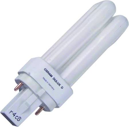 Osram compactlamp, 26W 3000K, 80-89 (klasse 1B), G24d-3 (2-pins), 1800lm, levensduur: 10000u, (DxL) 11x172mm, klasse A