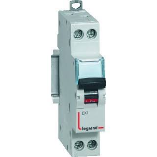 Legrand installatieautomaat DX3 1P+N B16A 6000A, 1-module, conform IEC 60898-1