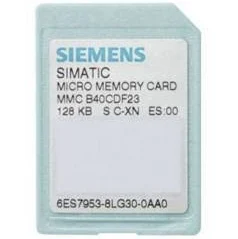 Siemens Simatic S7 micro memory card MMC voor S7-300, C7, ET200. 3,3V Nflash, 512KB