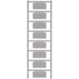 Weidmuller tekststrookblad, zelfklevend, grijs, lxbxh 19x42x19mm