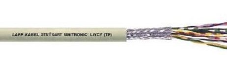 Lapp LIYCY, datakabel, 0.25mm2, per 2 getwist, 4 ader(s), PVC, klasse 5, kleur codering