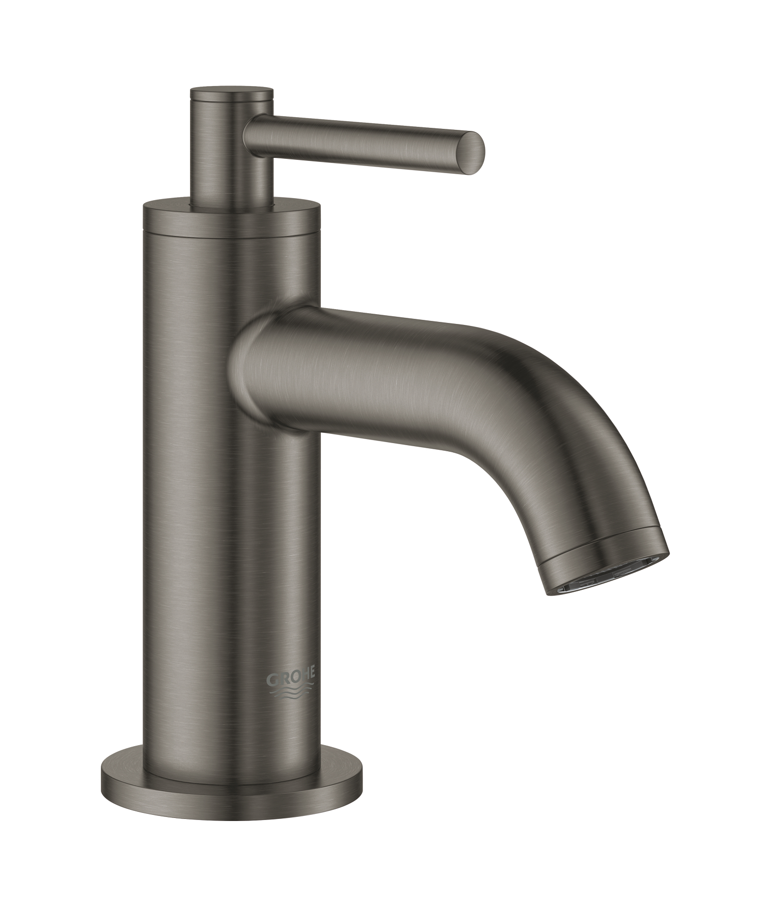 Grohe Atrio New, Toiletkraan, XS-size, eengreeps, 1-gats, 134mm hoogte, 94mm uitloop, vast, hard graphite geborsteld