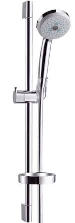 Hansgrohe Croma 100 glijstangcombinatie Multi Ecoflow met 3 straalsoorten en Rubit chroom