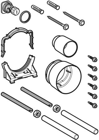 Geberit Duofix Sigma montageset (UP300/320)