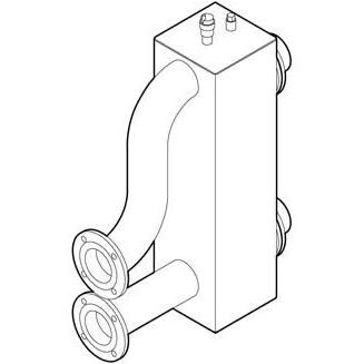 Remeha open verdeler DN 100