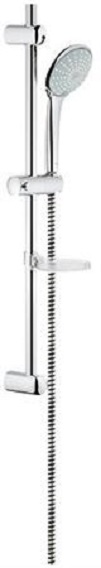 Grohe Euphoria 110 Duo glijstangcombinatie 600mm, douchekop 115mm 2 straalsoorten met zeepschaal, chroom