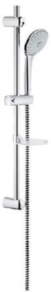 Grohe Euphoria 110 Massage glijstangcombinatie 600mm, douchekop 115mm 3 straalsoorten met zeepschaal, chroom