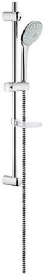 Grohe Euphoria 110 Mono glijstangcombinatie 600mm, douchekop 115mm met zeepschaal, chroom